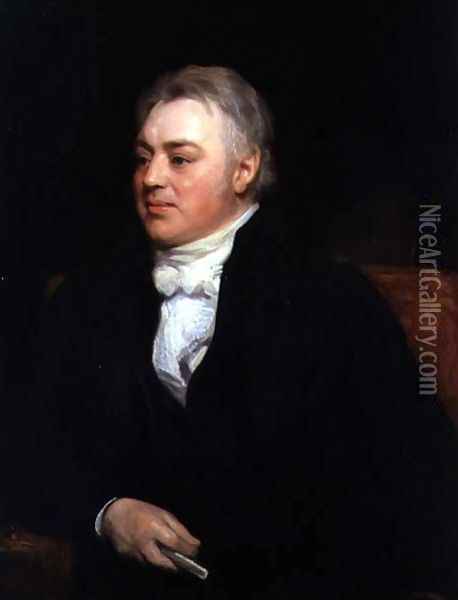 Portrait of Samuel Taylor Coleridge 1772-1834, 1818-21 Oil Painting - Thomas Phillips