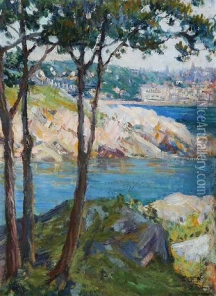 View Of Marblehead Oil Painting - Mary Bradish Titcomb