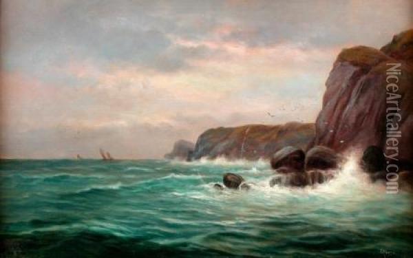 along The Coast, Fleurieu Pensinsula Oil Painting - James Ashton