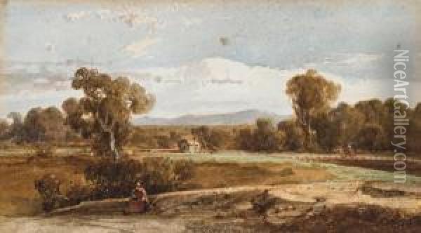 Alphington Oil Painting - Abraham Louis Buvelot