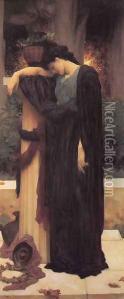 Lachrymae Oil Painting - Lord Frederick Leighton