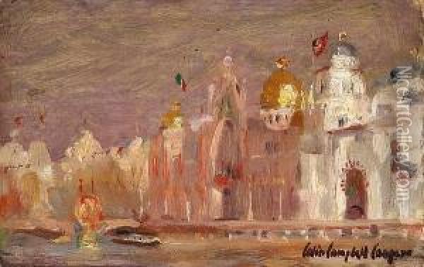 The 1900 Paris Exposition Oil Painting - Colin Campbell Cooper