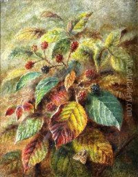 Black Berries Oil Painting - Albert Durer Lucas