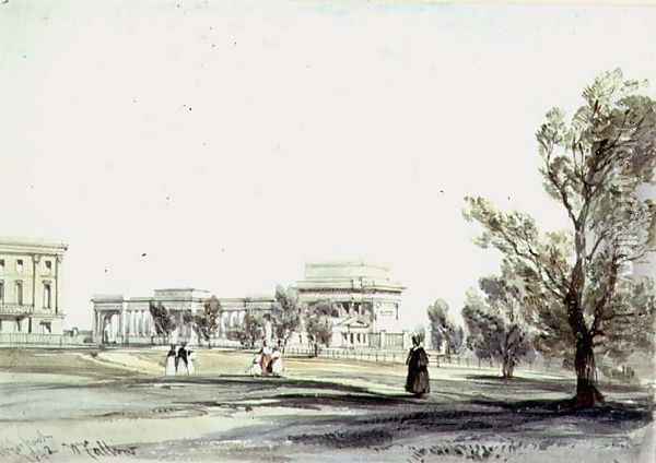 Entrance to Hyde Park at Hyde Park Corner Oil Painting - William Callow