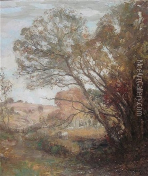 Autumn In Galloway Oil Painting - William Mouncey
