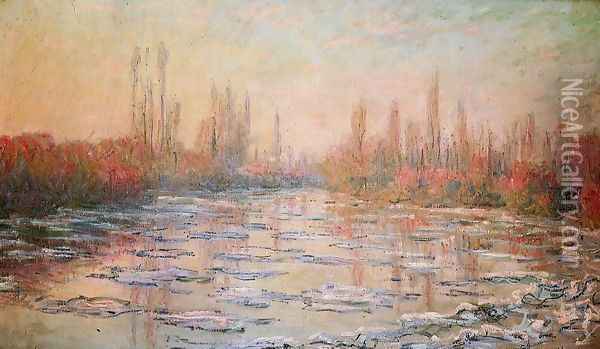 Floating Ice2 Oil Painting - Claude Oscar Monet