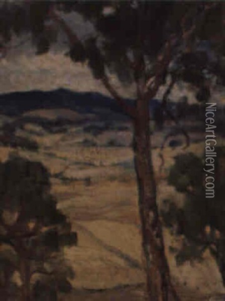 Monaro Landscape Oil Painting - Frederick William Leist