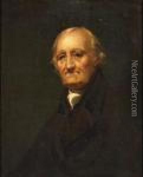 A Portrait Of James Wardrop Of Torbane Hill, Half-length Oil Painting - Sir Henry Raeburn