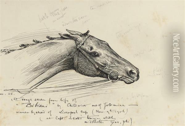 The Majority Equestrian Studies Oil Painting - George Algernoon Fothergill