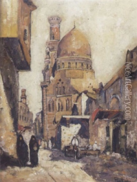 Rue Du Caire Oil Painting - Mariano Jose Maria Bernardo Fortuny y Carbo