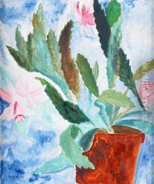 Stilleben Med Blommor Oil Painting - Sigrid Hjerten