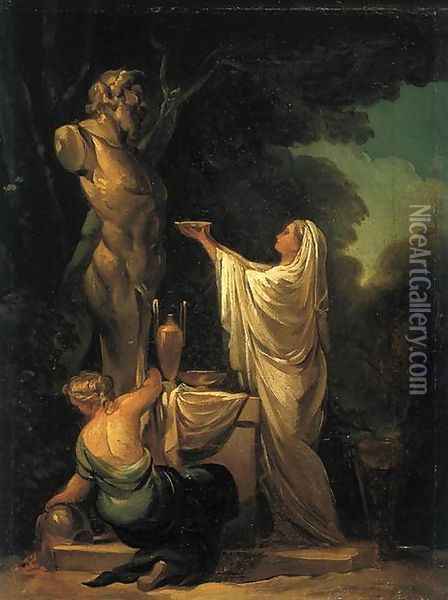The Sacrifice of Pan Oil Painting - Francisco De Goya y Lucientes