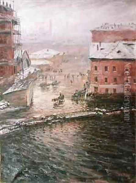 Flood in St Petersburg Oil Painting - Nikolay Nikanorovich Dubovskoy