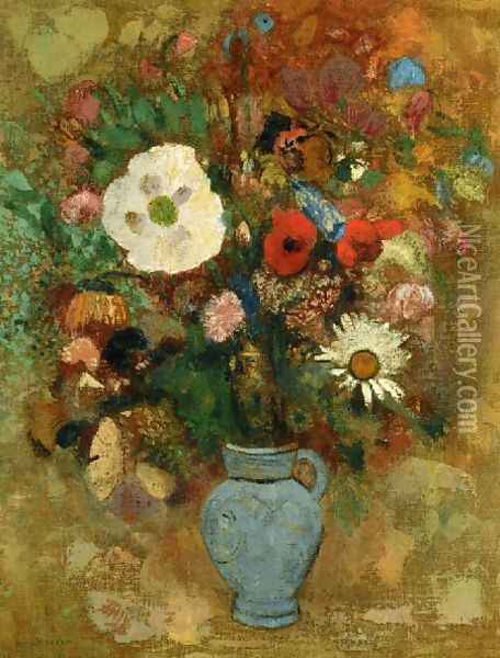Bouquet Of Flowers Oil Painting - Paul Gauguin
