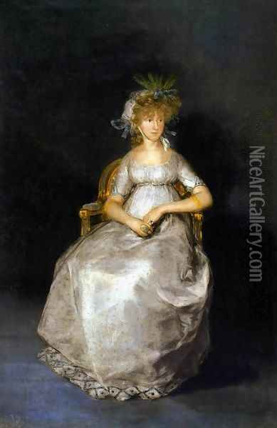 The Countess of Chinchon Oil Painting - Francisco De Goya y Lucientes