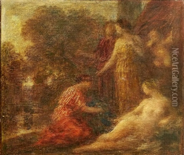 Toilette De Venus Oil Painting - Henri Fantin-Latour