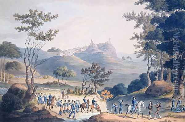 Pena Macor, engraved by C. Turner, 18th March 1811 Oil Painting - Thomas Staunton St. Clair