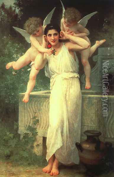 Innocence 1890 Oil Painting - William-Adolphe Bouguereau