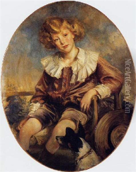 Portrait D'antonin De Mun Oil Painting - Jacques-Emile Blanche