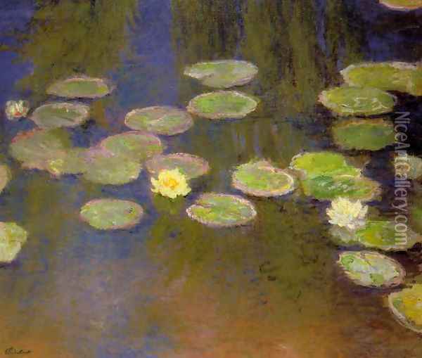 Water-Lilies II Oil Painting - Claude Oscar Monet