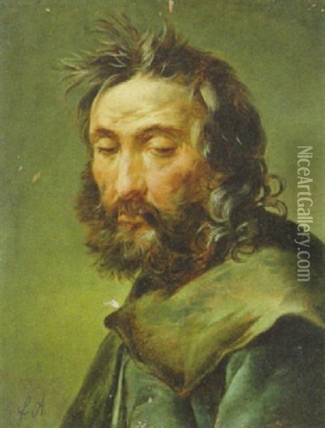 Portrait Eines Mannes Oil Painting - Friedrich von Amerling