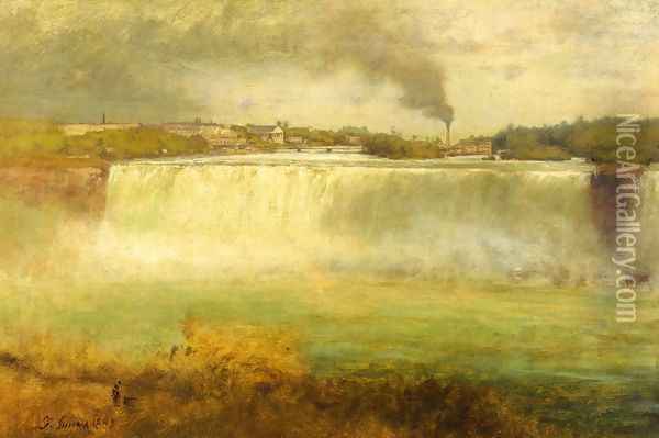 Niagara II Oil Painting - George Inness