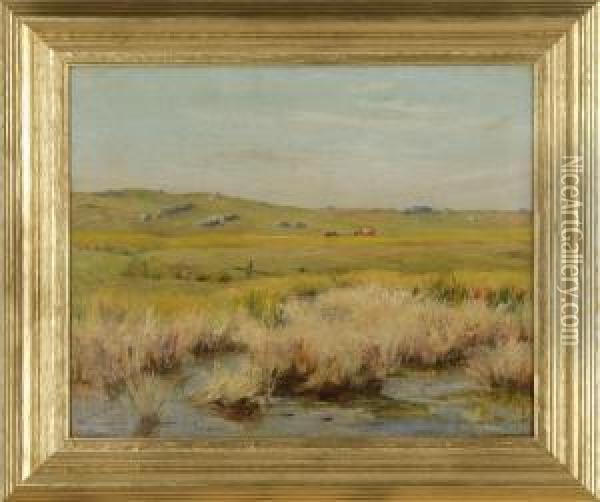 North Shore Landscape Oil Painting - Francis Henry Richardson
