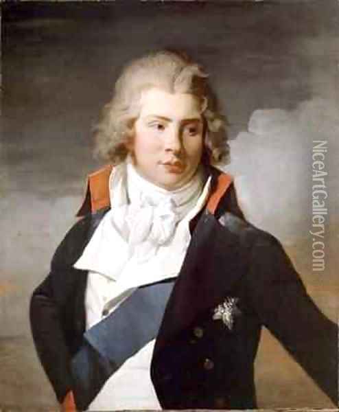 Portrait of HRH Augustus Frederick 1773-1843 Oil Painting - Henri Pierre Danloux
