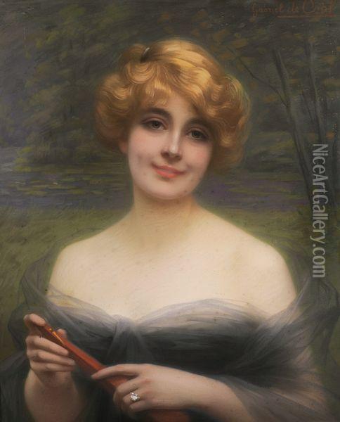 Portrait De Femme Oil Painting - Gabriel De Cool