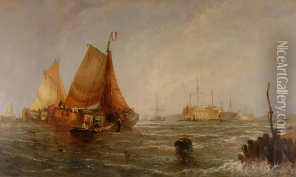 Untitled Oil Painting - William Calcott Knell