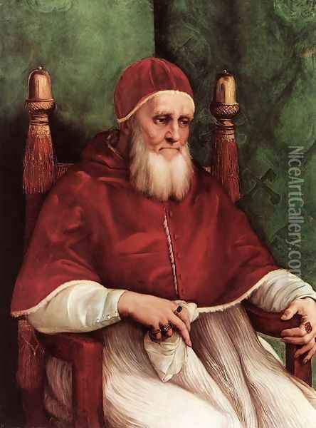 Portrait of Julius II Oil Painting - Raphael