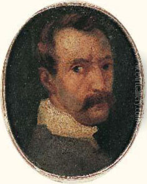 Autoportrait Presume D'horace Vernet Oil Painting - Horace Vernet
