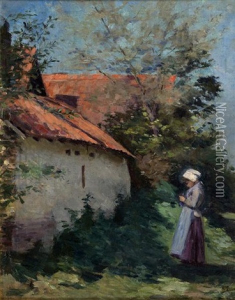 Etaples, France Oil Painting - Marie Tuck