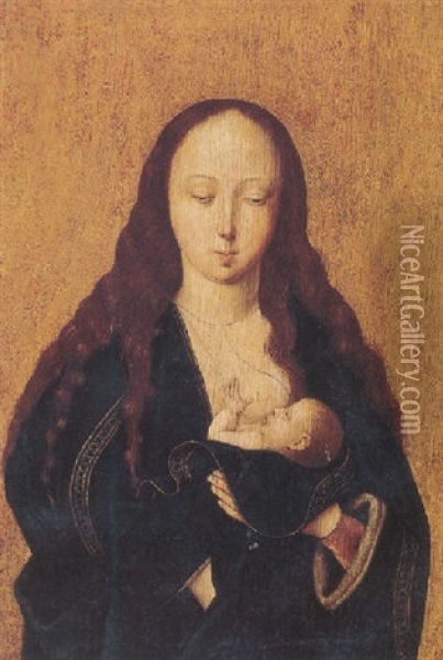 Virgin And Child Oil Painting - Dieric Bouts the Younger