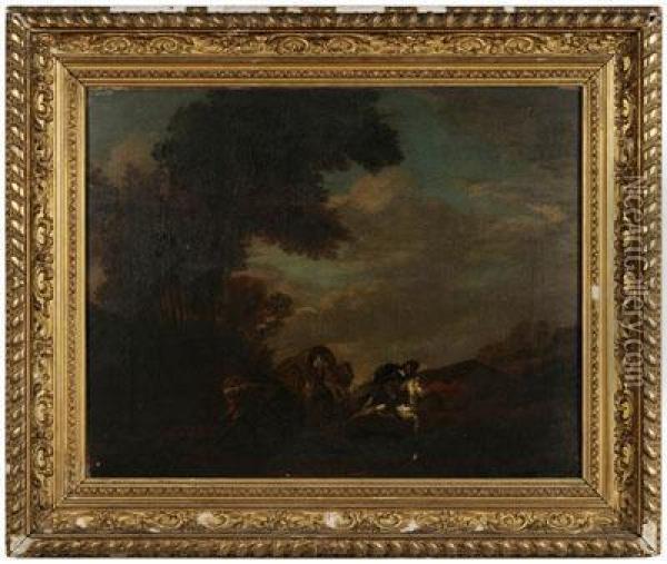 Wagon Attacked By Bandits Oil Painting - Pieter Wouwermans or Wouwerman