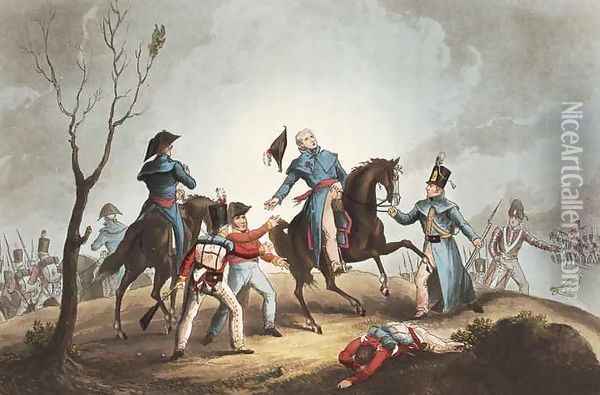 Death of Sir John Moore 1761-1809 17th January 1809 Oil Painting - William Heath