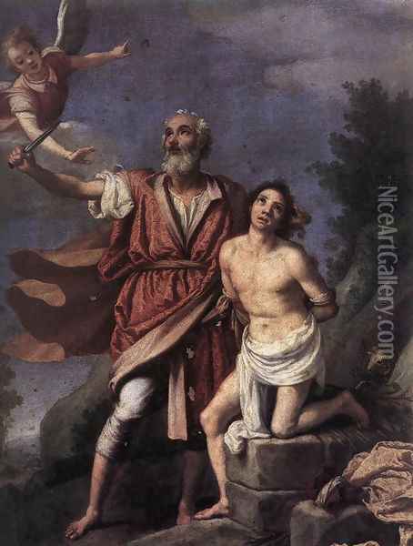 Sacrifice of Isaac 1590s Oil Painting - (Jacopo Chimenti) Empoli