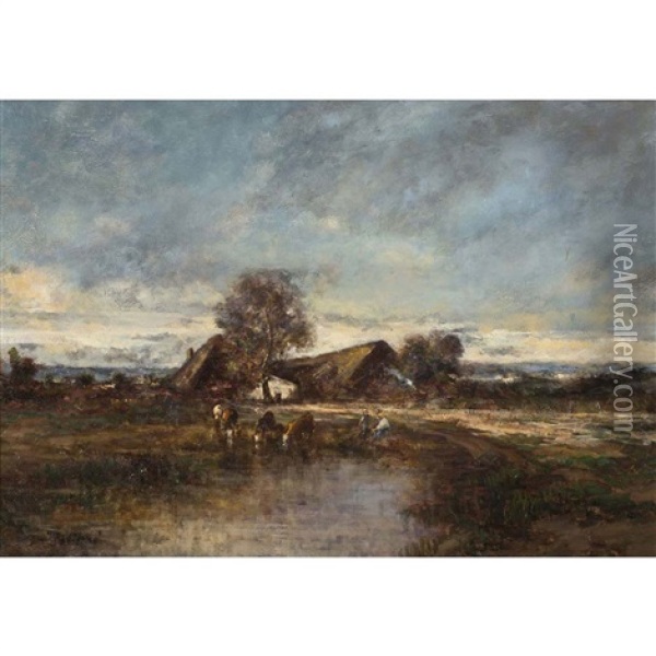 Paysage De Campagne Oil Painting - Camille Flers