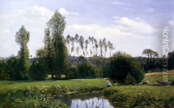 View At Rouelles, Le Havre Oil Painting - Claude Oscar Monet