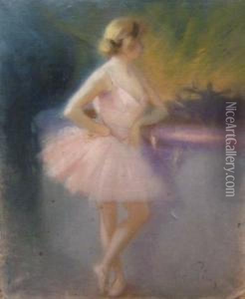 Danseuse Oil Painting - Rene Louis Pean