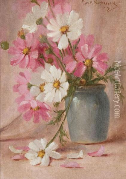 Floral Still Life Oil Painting - Charles Adrian Rutherford