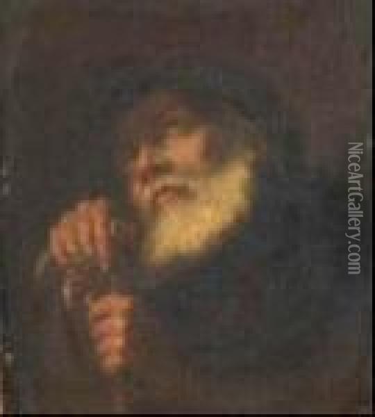 San Francesco Di Paola Oil Painting - Giovanni Battista Piazzetta