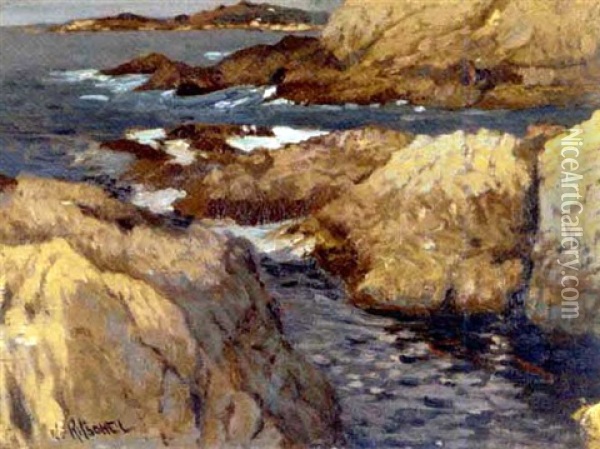Carmel Coves Oil Painting - William Ritschel