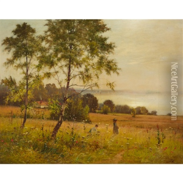 Springtime Oil Painting - Ernest Parton