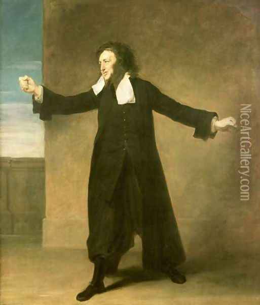 Charles Macklin (c.1697-1797) as Shylock in The Merchant of Venice by William Shakespeare at Covent Garden, 1767-68 Oil Painting - Johann Zoffany