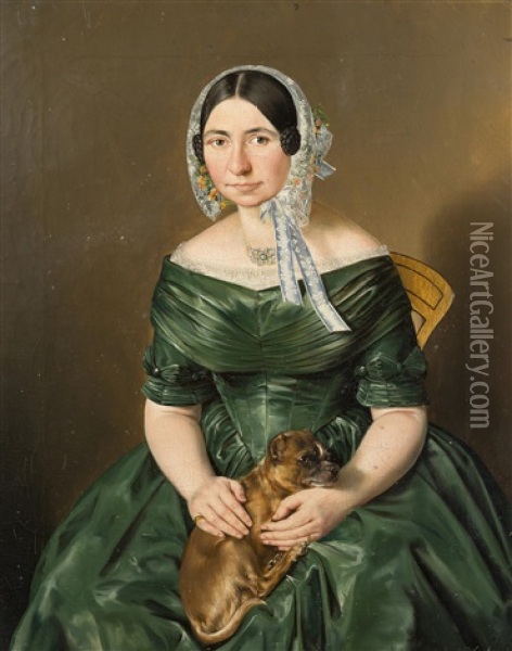 Emanuela Wanka Von Lenzenheim Oil Painting - Alois Spulak