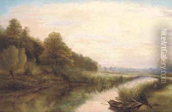Going fishing Oil Painting - Henry E. Key