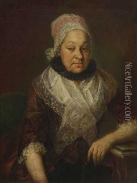 Portrat Einer Alteren Dame Oil Painting - Johann Georg Josef Edlinger