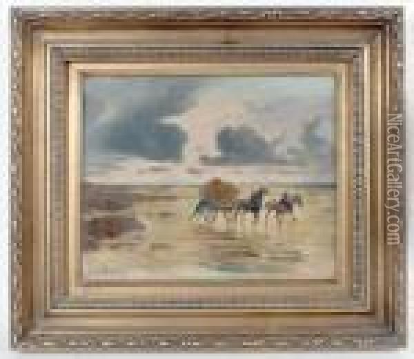 Seascape Oil Painting - Georges Philibert Charles Marionez