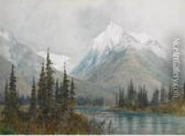 The Chancellor, Canadian Rockies Oil Painting - Frederic Marlett Bell-Smith